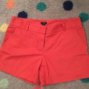 J. Crew Low Fit size 10 pink/ peach color shorts